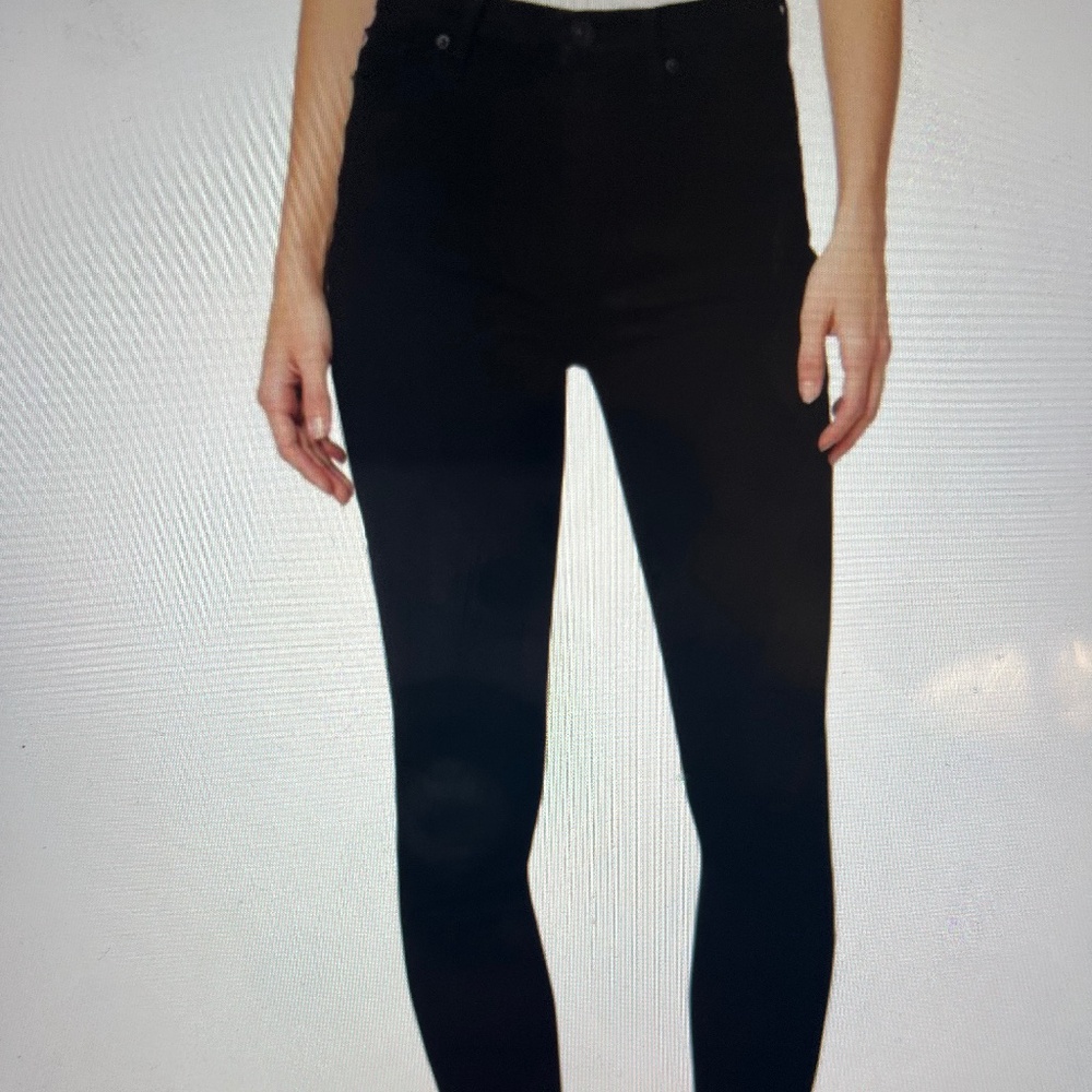Hudson Jeans “The Blair” Valarie Black High Rise Super Skinny Jeans